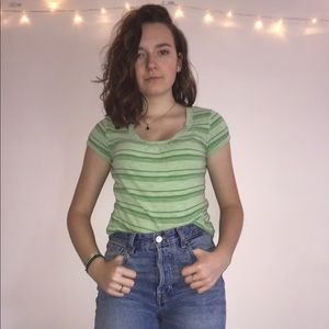 Striped Green T-Shirt